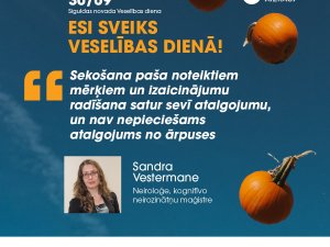Veselības dienā Siguldā viesosies neiroloģe Sandra Vestermane