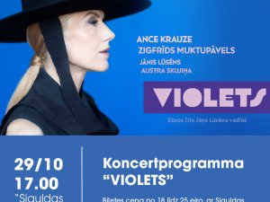 Ance Krauze un Zigfrīds Muktupāvels ar koncertuzvedumu viesosies Siguldā