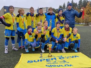 SK “Super Nova” komanda izcīna uzvaru Vidzemes jaunatnes festivālā futbolā