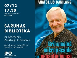 Siguldas novada bibliotēkā notiks tikšanās ar profesoru Anatoliju Danilānu 