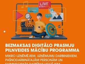 Digitālo prasmju pilnveides mācības Siguldas novada uzņēmējiem